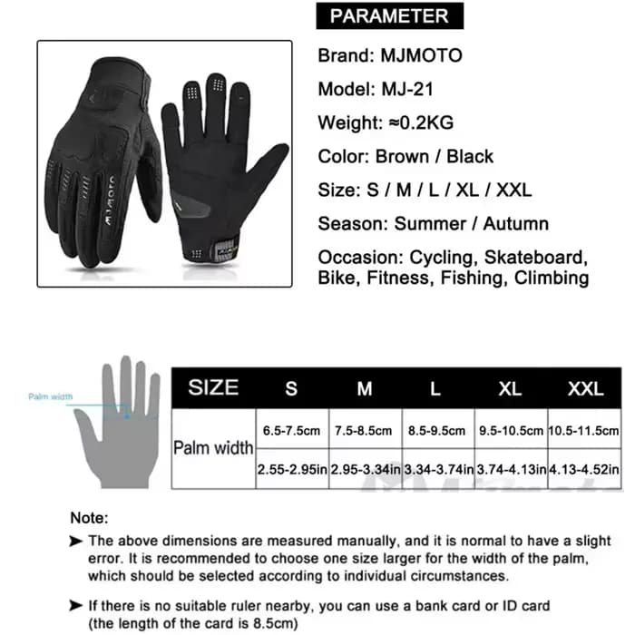 Gants de course respirants pour Moto d'été