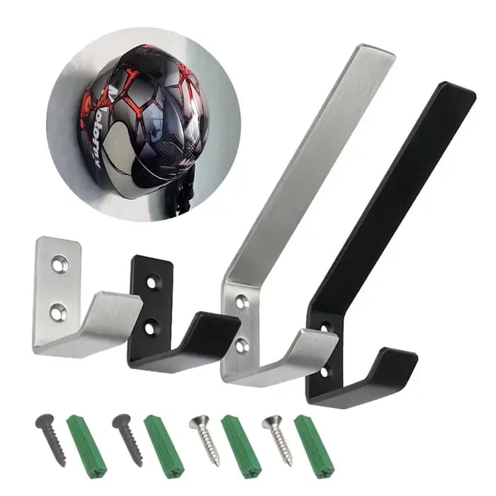 Supports à crochets muraux pour casque de moto