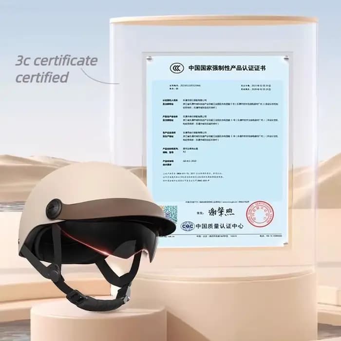 Casque Demi-Coque Vintage Certifié 3C