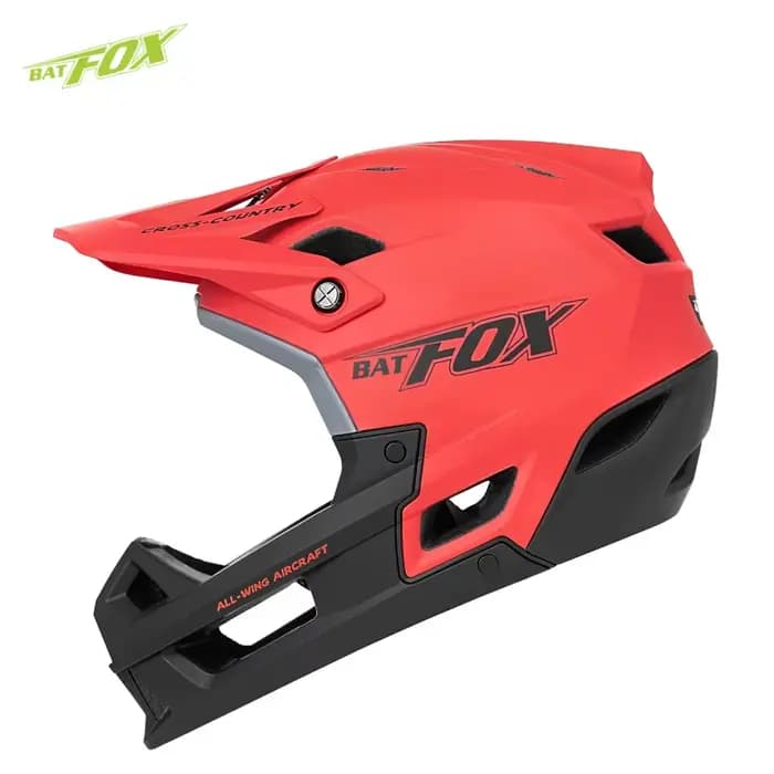 BATFOX casque de vélo vtt intégral avec lunettes adulte jeunesse DH une pièce Moto équitation Protection de la tête VTT chapeau de sécurité