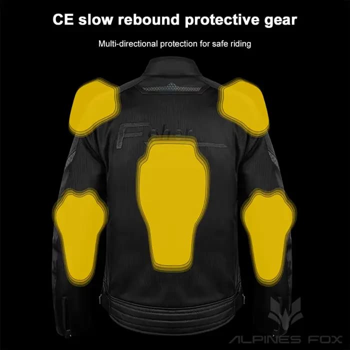 Veste de moto respirante pour homme