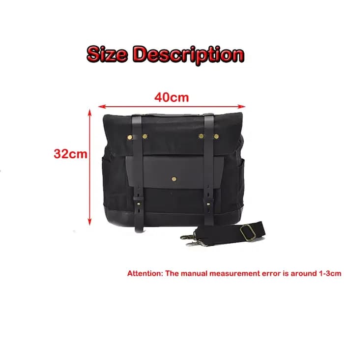 Sac latéral de moto pour Sportster Softail Dyna Cruiser