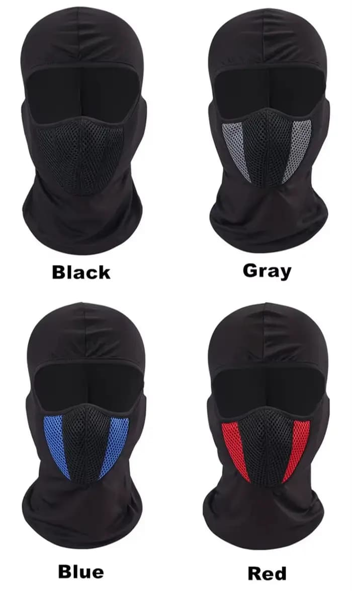 Cagoule respirante intégrale pour moto