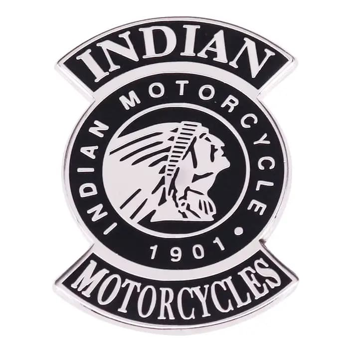 Badge avec Logo du groupe de cavaliers indien-moto-est.1901, épingle en métal Vintage, amoureux des fans de Club, collection de décoration, accessoires de style