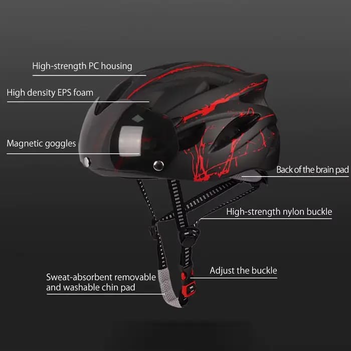 Casque de cyclisme pour hommes et femmes adultes