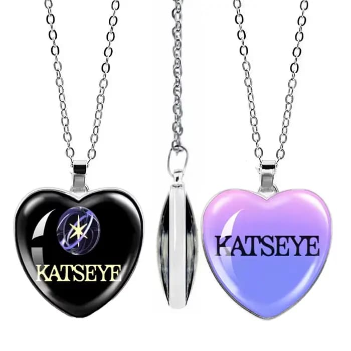Collier pour femme KATSEYE, bijoux anime, pendentif, breloques Kpop Idol, accessoires, chaîne de cou en alliage, cadeau d'anniversaire pour fans