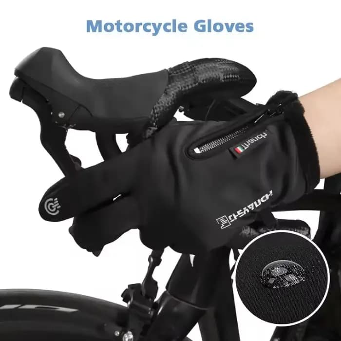 Gants d'hiver imperméables pour écran tactile thermique