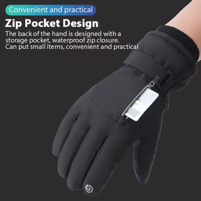 Gants de cyclisme imperméables pour hommes