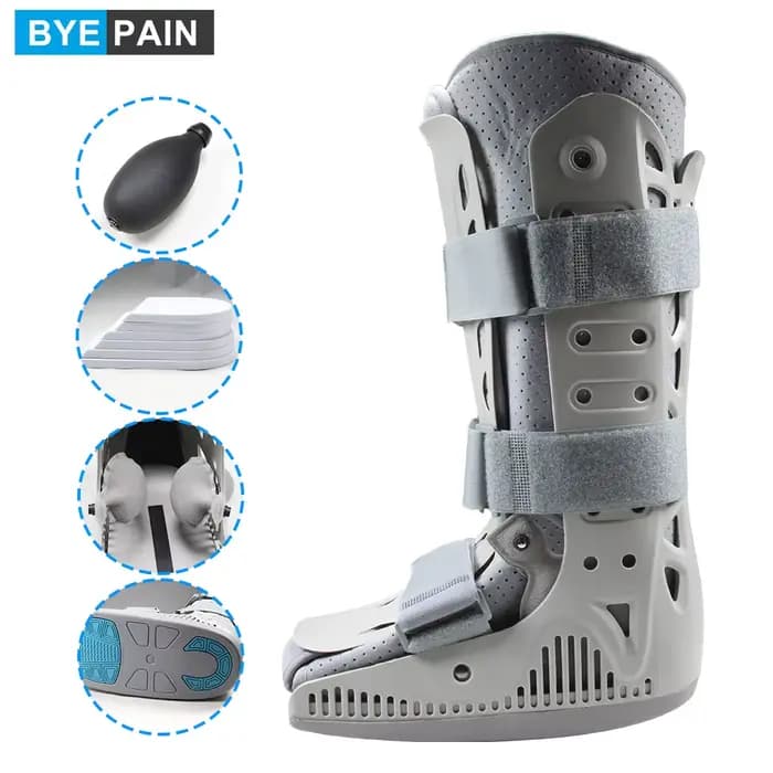 Botte de marche gonflable, Botte orthopédique Air Cam Walker pour fracture, Botte Air Walker pour entorse, Botte Air Walker pour fracture du pied, Botte Air Walker pour rupture du tendon d'Achille
