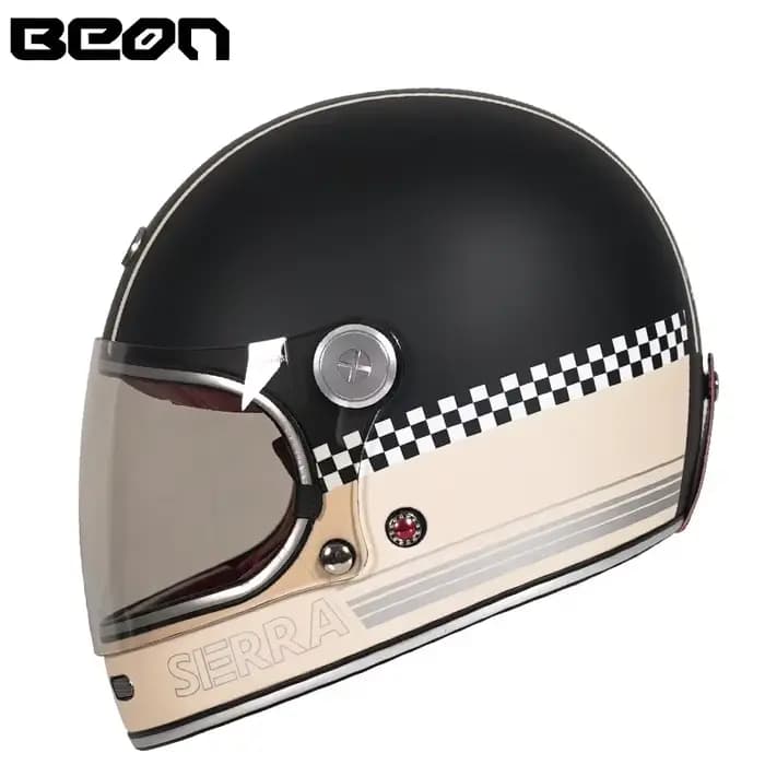 Beon-Casque de Moto en Fibre de Carbone
