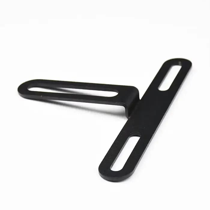 Support de plaque d'immatriculation en fer pour garde-boue de moto