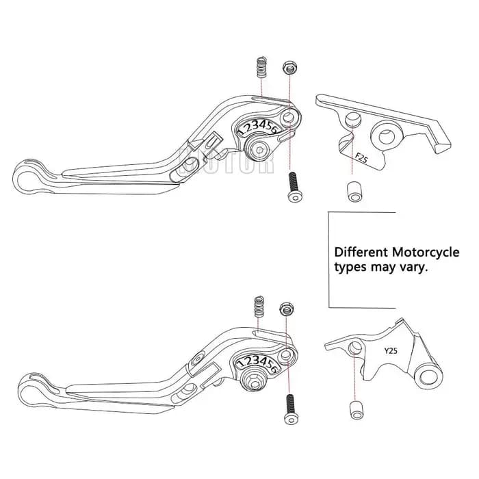 Pour Honda XRV750 L-Y Africa Twin 1990-2003 2002 2001 2000 1999 XRV 750 AfricaTwin CNC leviers d'embrayage de frein régl
