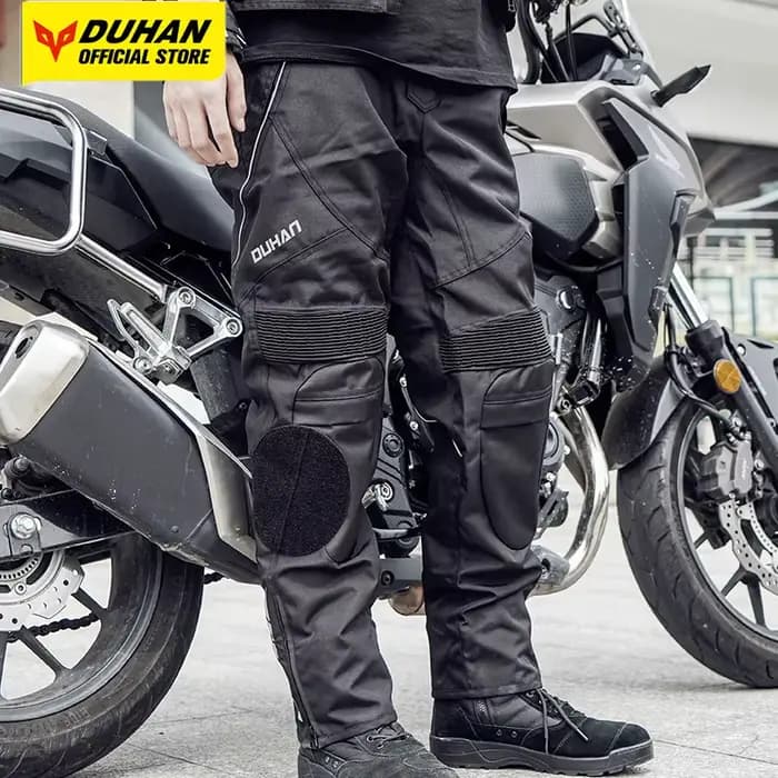 DUHAN pantalon de moto imperméable et coupe-vent