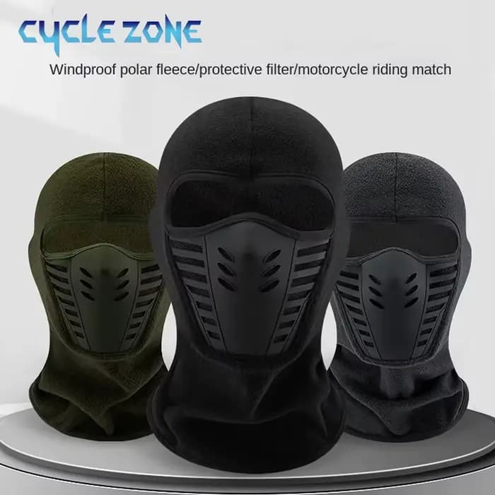 Masque thermique d'hiver pour moto