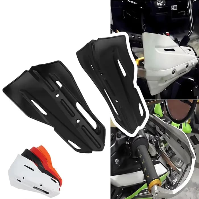 Protège-mains de moto avec pièces légères