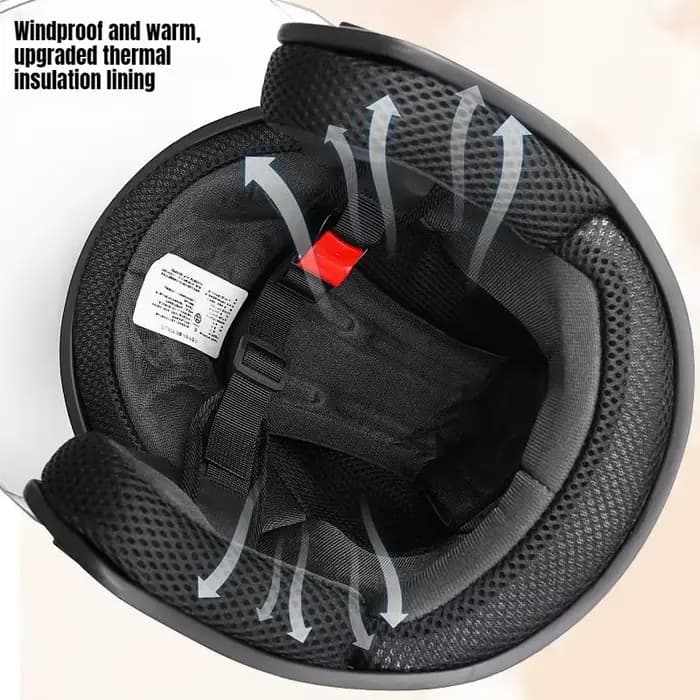 Casque de moto grande taille pour homme