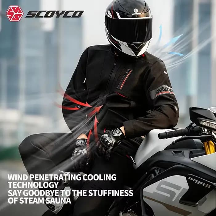 Veste et pantalon de moto SCOYCO