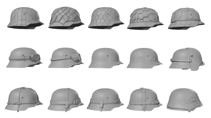 Casque allemand M35, doublure intérieure