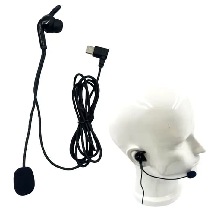 Nouvelle Offre : 1 Pièce pour V6 Pro V4C Plus Q8 F6 V7 Judge – Casque Intercom Arbitre Intra-Auriculaire avec Interface USB-C