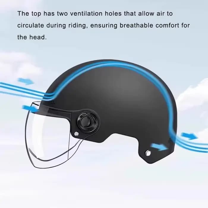 Casque de moto pour hommes femmes classique rétro Scooter Vintage demi-casque ultraléger cyclisme vtt vélo