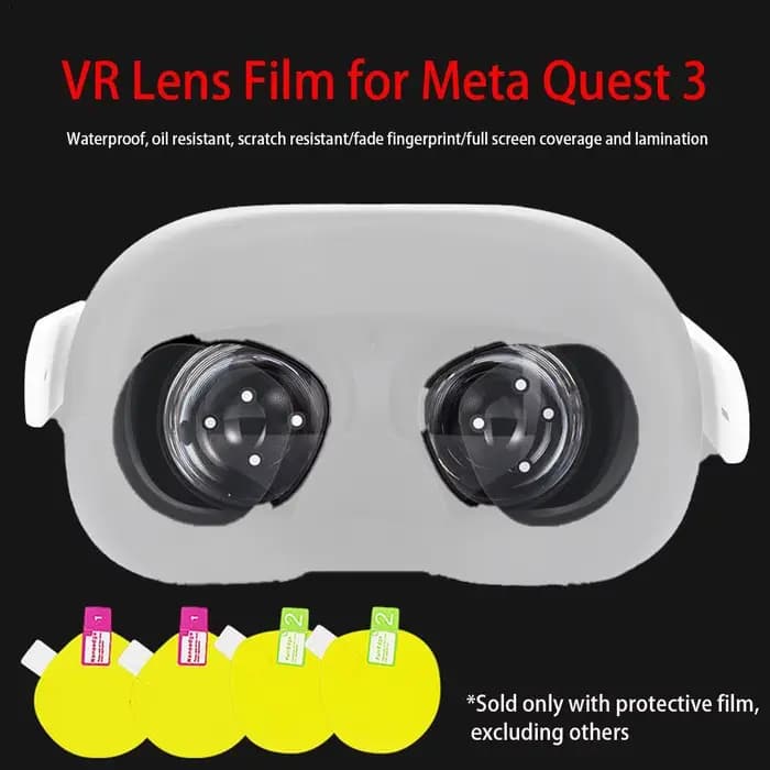 Film d'objectif VR pour Meta 3, protecteur d'objectif, couverture de Film VR anti-rayures, casque de casque VR pour accessoires Meta 3