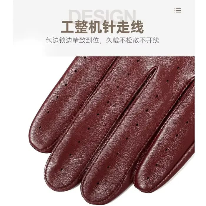Nouveauté gants de luxe en cuir véritable pour hommes