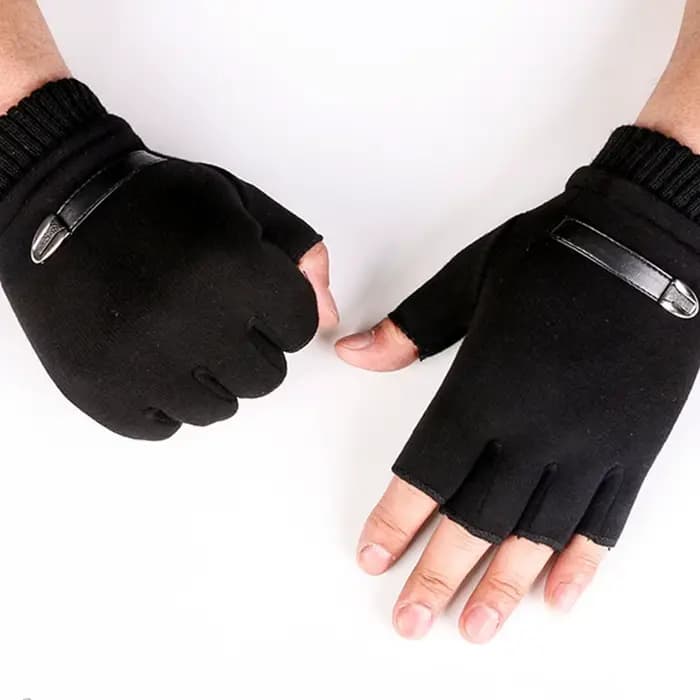 Gants en daim et cuir pour hommes