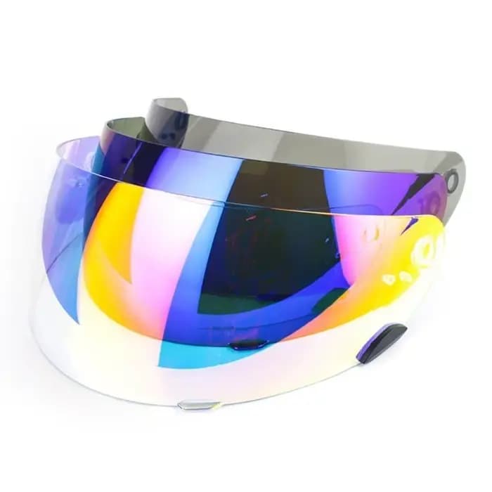 Casques 02DE Visors pour MIPS Casques cycles moterage Full Face Visors Visors Shield Cascètes Casques accessoires