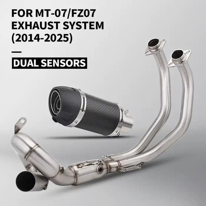 Système d'échappement complet pour moto MT07