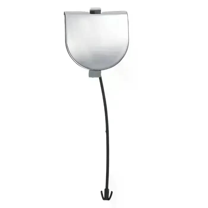 Crochet de remorquage pour pare-choc arrière de voiture, accessoires de bricolage, capuchon de couverture pour les yeux chromé pour Fiat 500 500C 2007 – 2012, 1 pièce