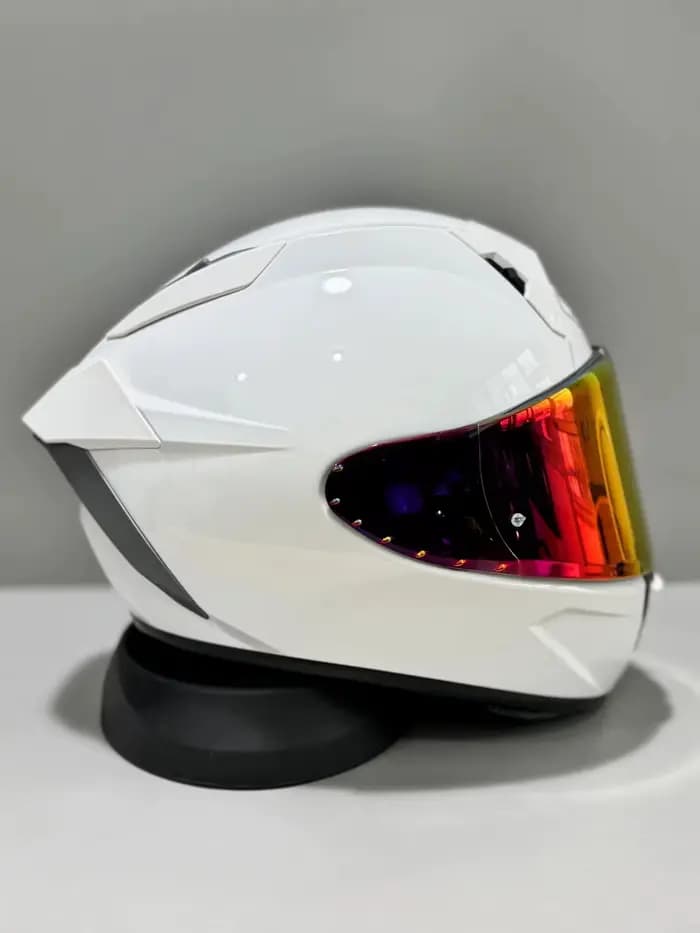 Casque De moto intégral X-15 x-fifteen X-SPR Pro blanc brillant équitation Motocross course