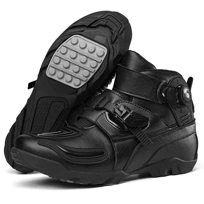 Chaussures d'équitation tout-terrain pour moto enduro pour hommes pour motocycliste et utilisation en extérieur