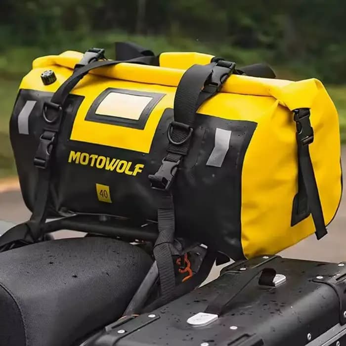Sac arrière étanche pour moto