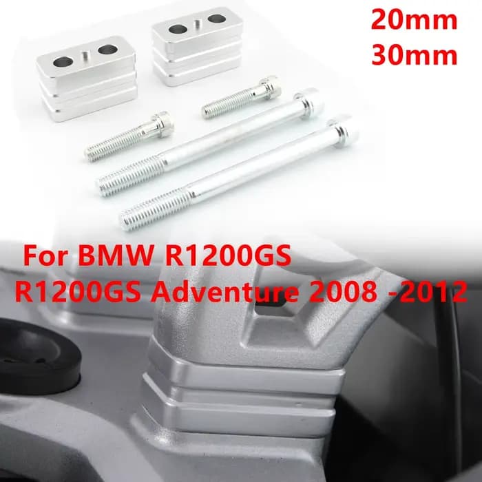 Kit de pinces de montage pour rehausseurs de guidon de moto
