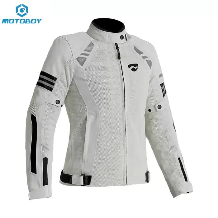 Veste de moto d'été en maille respirante pour femme, coupe-vent et Anti-chute