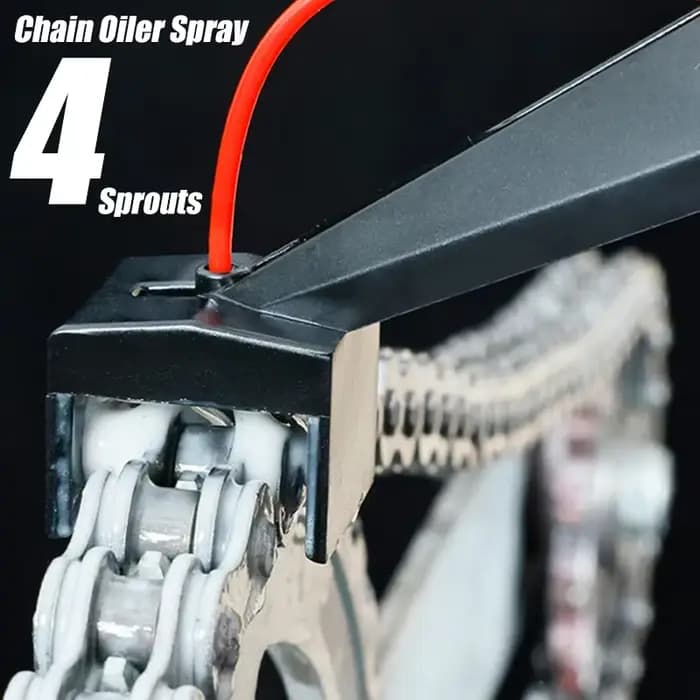 1 ensemble de huileur de chaîne de Moto