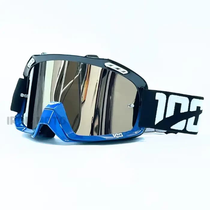 Lunettes de soleil rouges pour motocross pour hommes
