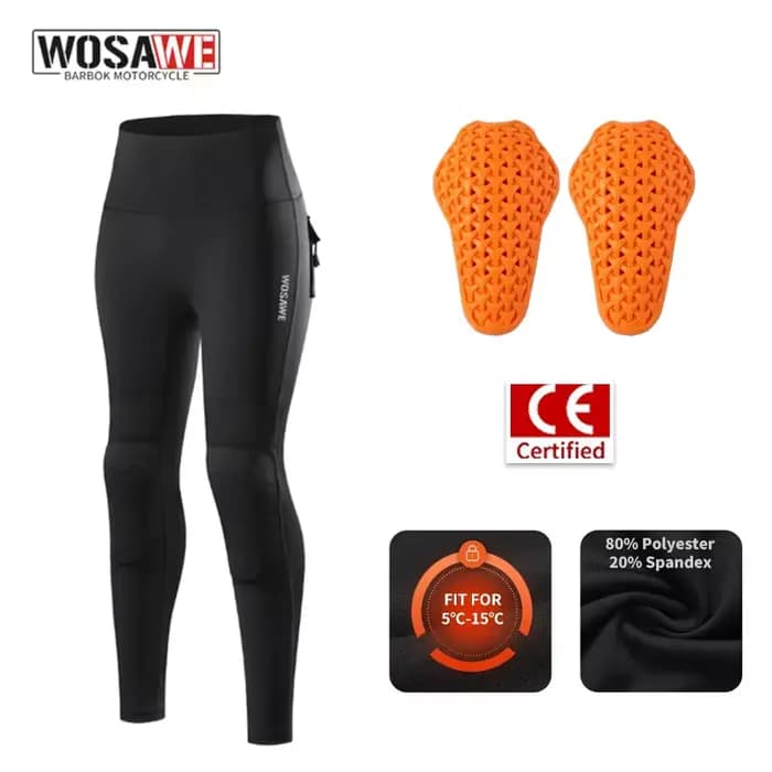 WOSAWE femmes pantalons de moto hiver Motocross
