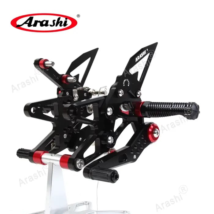 Repose-pieds Arashi Rider Race pour TRIUMPH Street Triple 765R 765RS 2017-2026 2018 2019 2020 2021 CNC Réglables