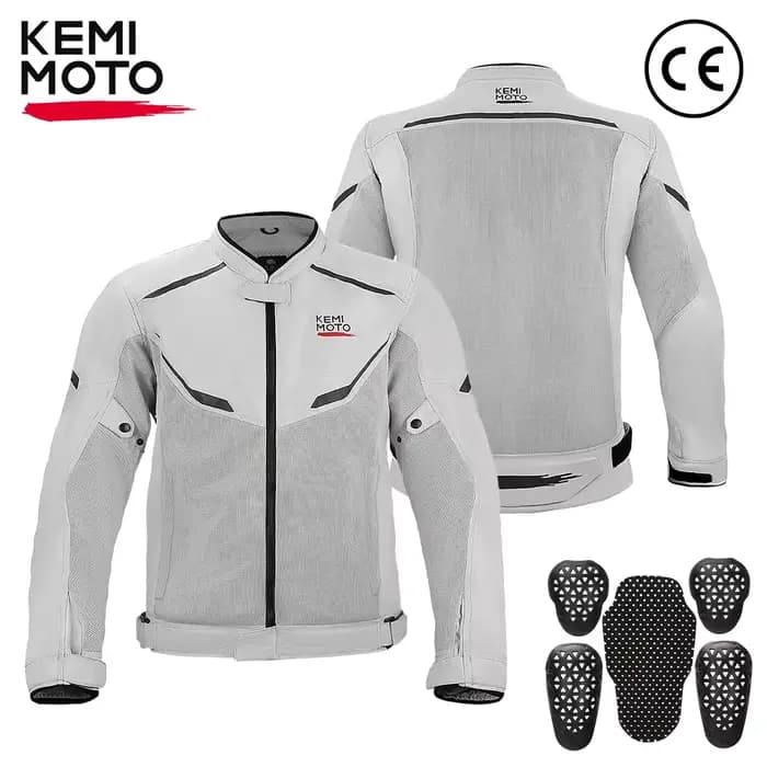 KEMIMOTO Veste pour homme avec protection blindée CE