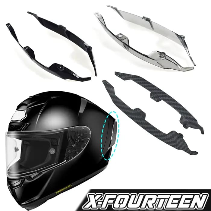 Accessoires de décoration de casque de moto Cas de Spomicrophone