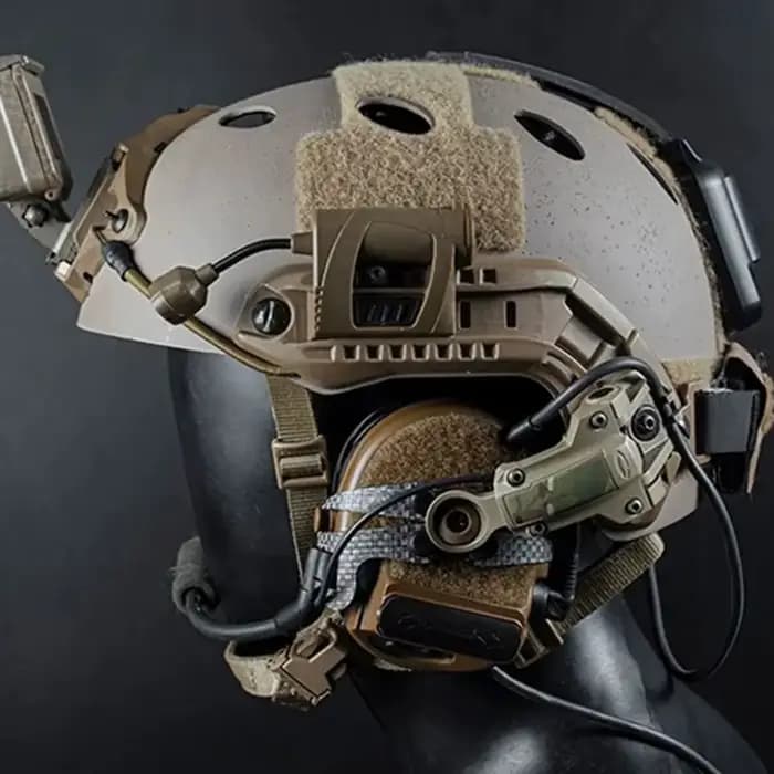 Lumière de casque tactique 3 Modes lampe de poche LED éclairage de nuit extérieur pour la chasse Laser militaire