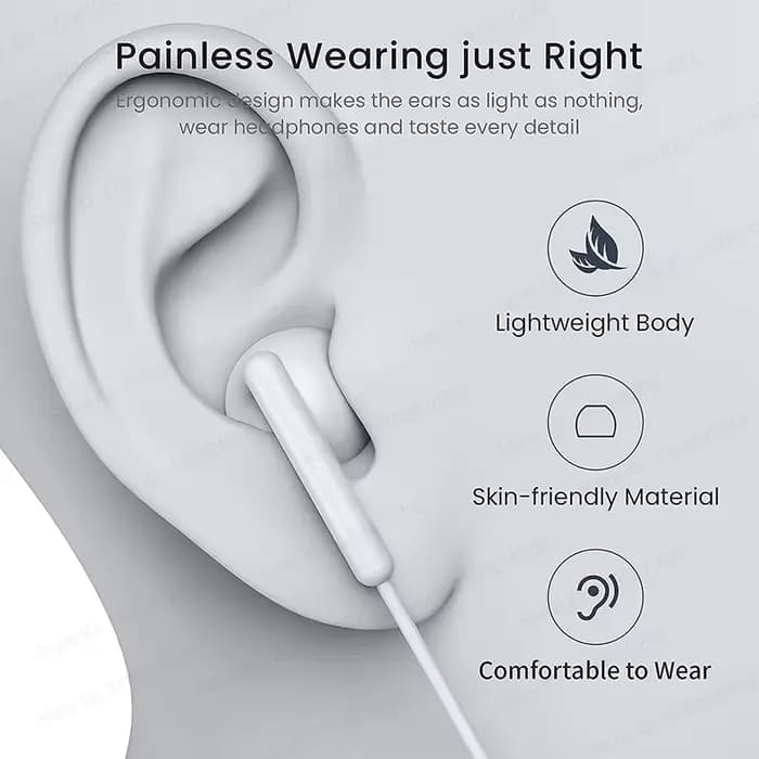 Écouteurs intra-auriculaires filaires pour iPhone, accessoires d'écouteurs pour téléphone, iPhone 16 Pro Max 15 Plus 14 13 12 Mini 11 6 7 8 X XS Poly SE 2020