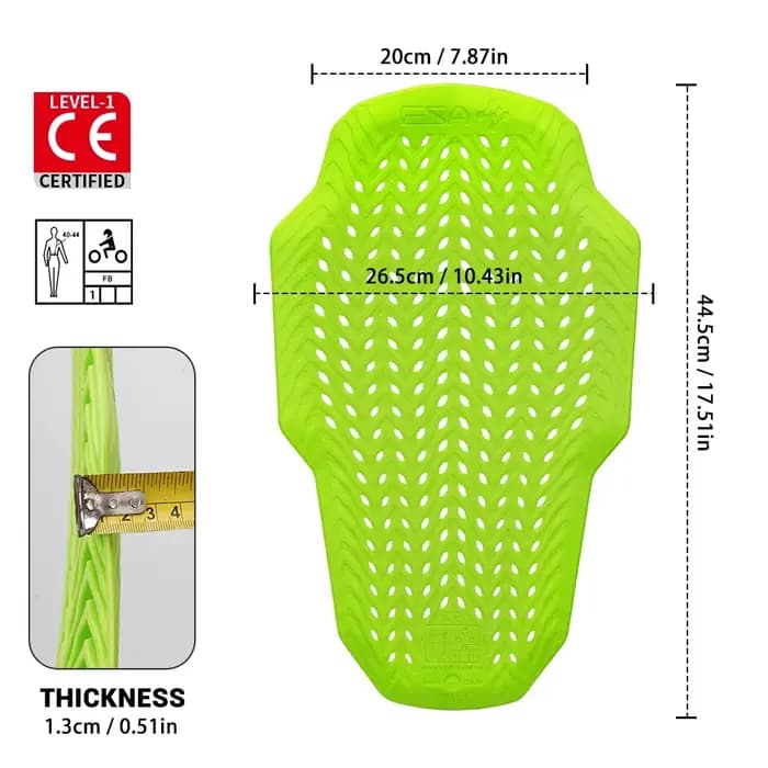 Nouvelle veste de Protection dorsale pour moto