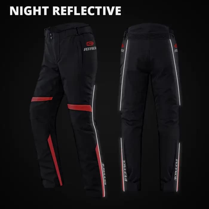Pantalons de moto pour hommes chauds et réfléchissants en toutes saisons