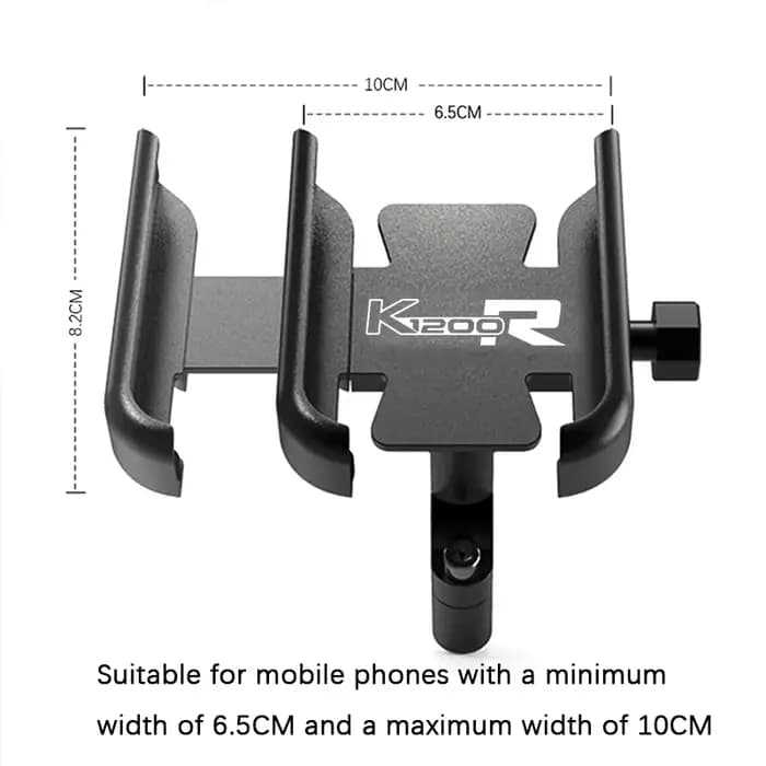 Support de téléphone portable pour guidon de moto