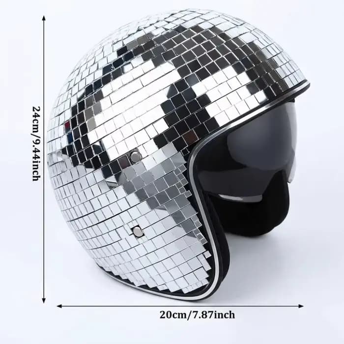 Casque Premium à Effet Miroir Scintillant