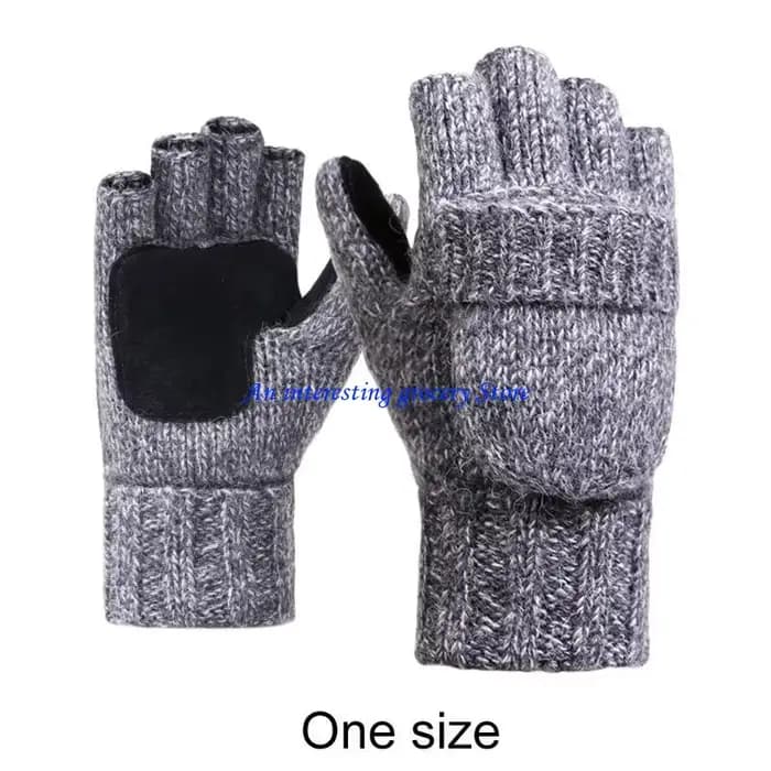 Gants d'hiver 652D, mitaines sans doigts