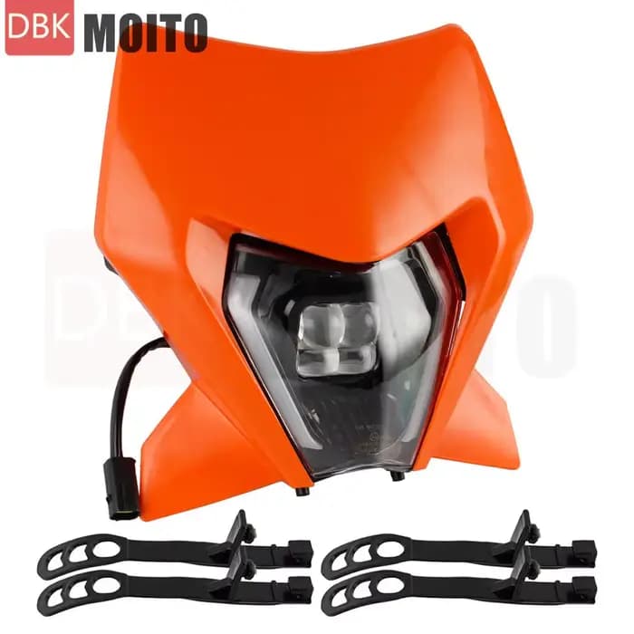 Lampe frontale pour Motocross Enduro