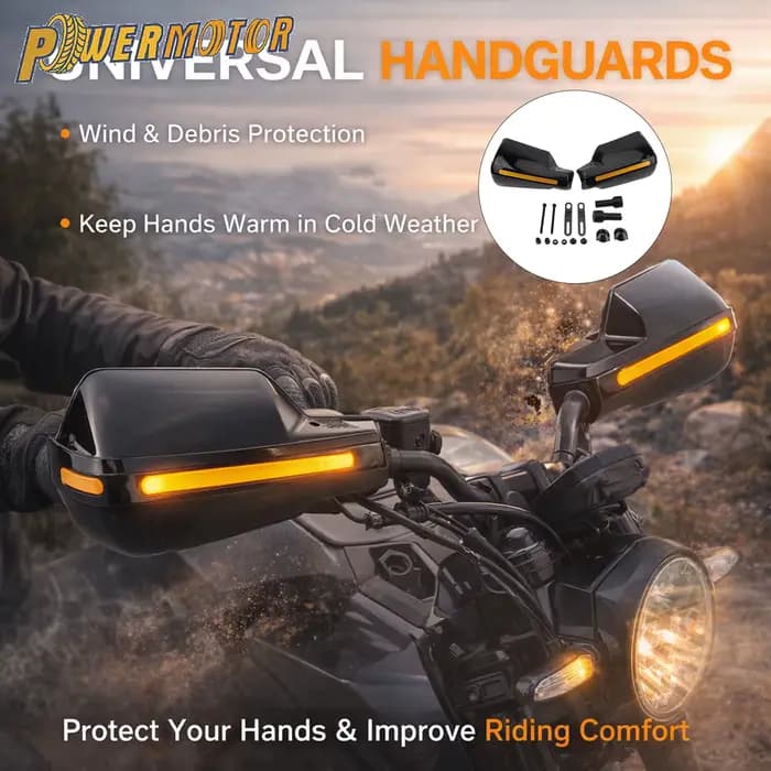 Bouclier de Protection de guidon de moto